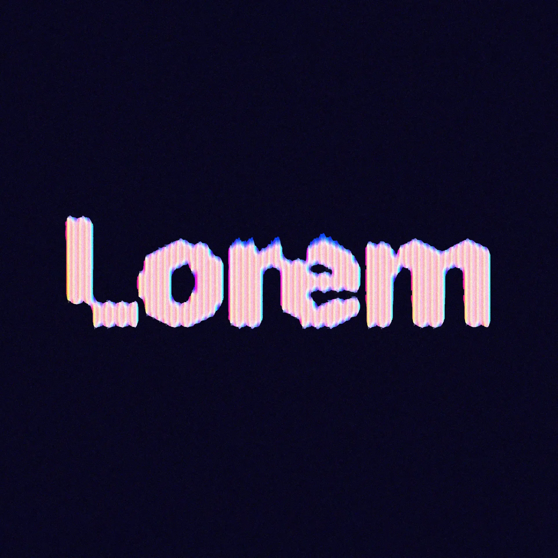 Stylized text reading: ‘Lorem’.